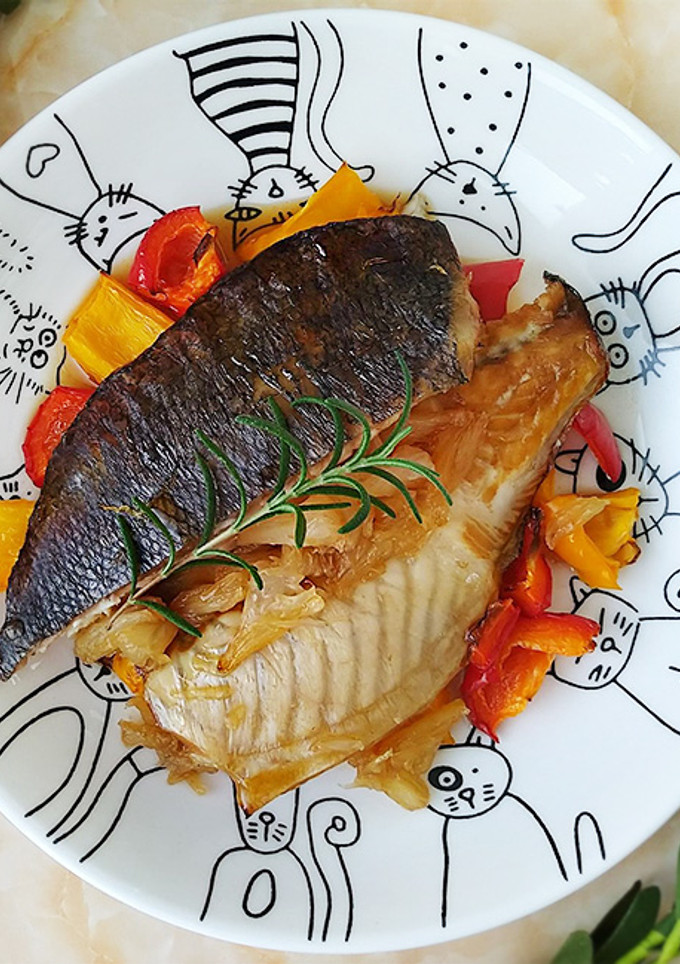 柚庵燒魚排〞（幽庵燒）氣炸鍋簡易料理！ 的食譜成品照片