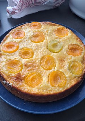Une photo de Gâteau abricot crème d'amande