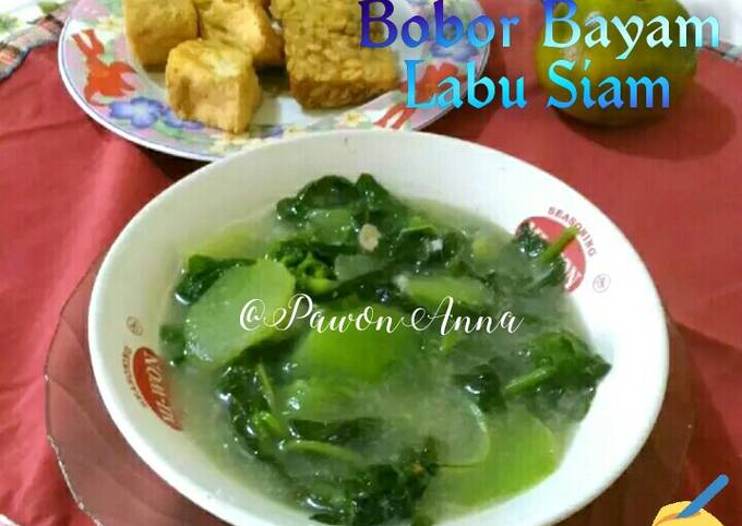 Resep Bobor Bayam Labu Siam Oleh Pawon Ndeso Artikah Cookpad