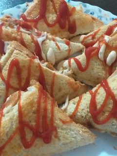 عکسی از دستور اسنک مرغ و قارچ