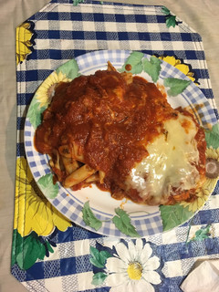A picture of Chicken Parmigiana.