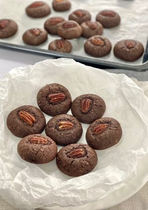 Une photo de Biscuits chocolat-gingembre