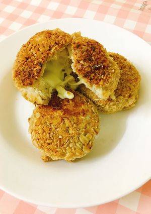 Hình của món Gà nhồi phô mai.