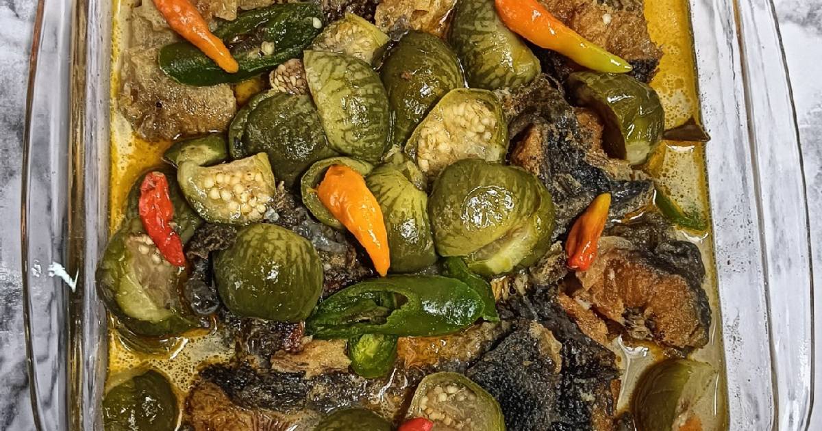 Resep Mangut Lele Terong Batik Favorit Bunda