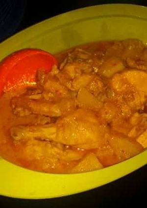 Foto resep Ayam kampung masak kuning