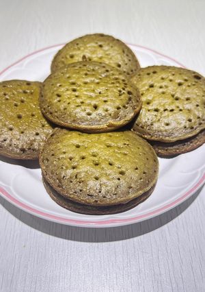 Foto resep Breakfast : Greentea Pancake