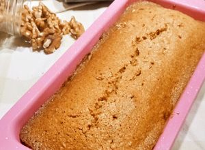 Una foto de Budín de coco y frutos secos