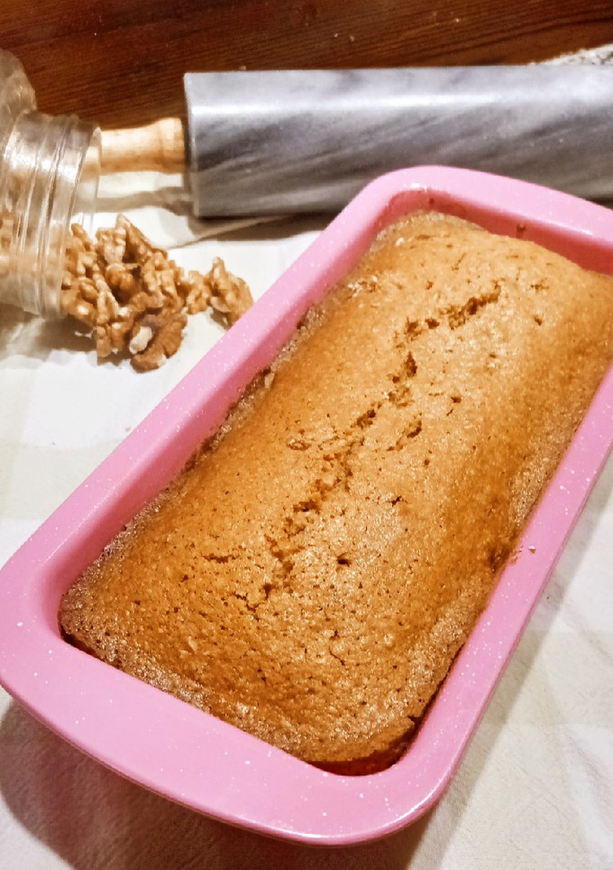 Una foto de Budín de coco y frutos secos