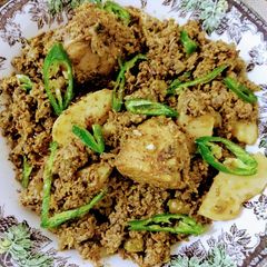 A picture of Sohanjana Ka Salan (Moringa).