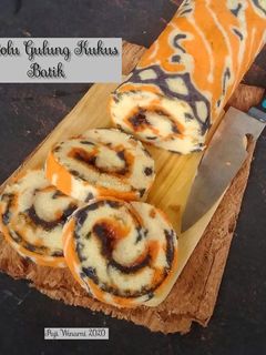 Foto resep Bolu gulung kukus batik