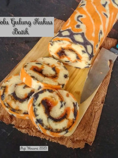 Foto resep Bolu gulung kukus batik