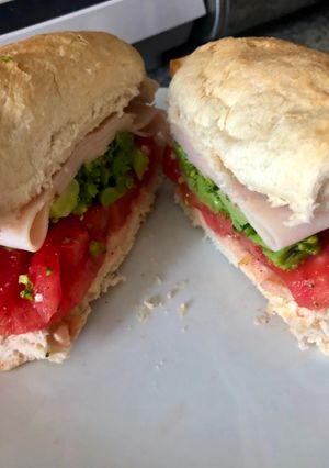 Una foto de Sándwich de brócoli para salir del paso