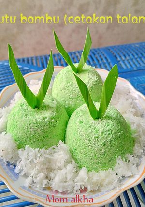 Foto resep Putu bambu (cetakan talam)