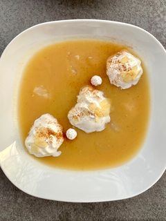 Fahéjas almakrémleves recept fotója