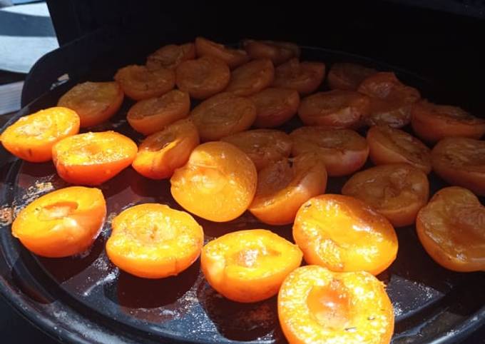 Abricots rôtis, romarin et miel