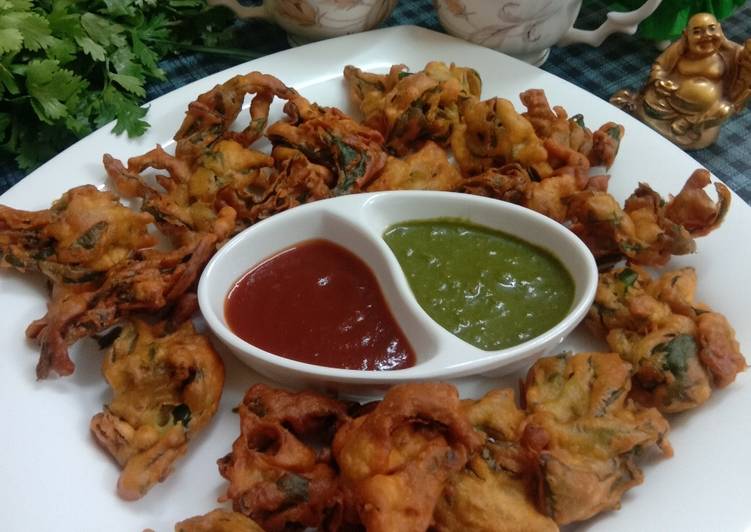 Recipe of Homemade Palak Pakoda