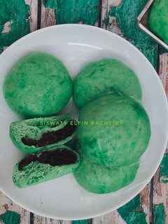 Foto resep Bakpao Pandan Cokelat