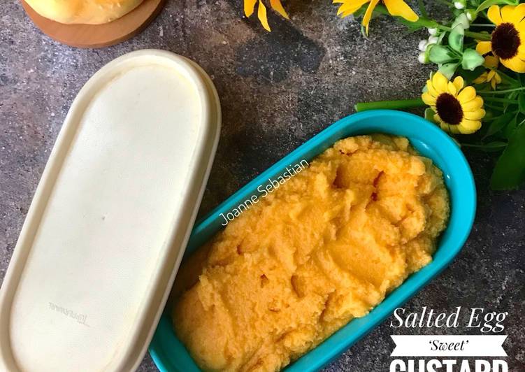 Salted Egg ‘Sweet’ Custard Filling (Untuk Isian Roti / Bapao)
