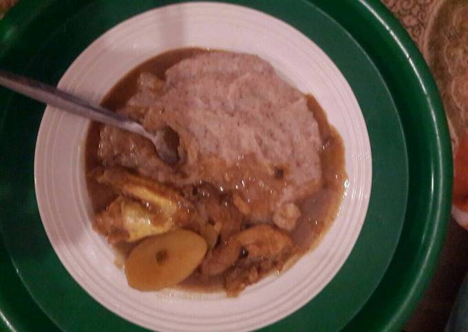 Tieng and chicken stew