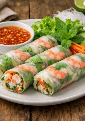 Une photo de Por Pia Sod — Rouleaux de printemps thaïlandais frais