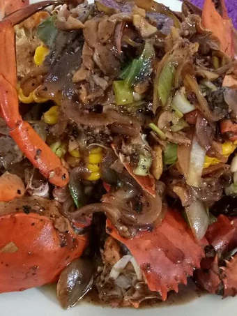 Cara Gampang Membikin Resep Kepiting lada hitam yang Sempurna Anti Ribet, Lezat Sekali