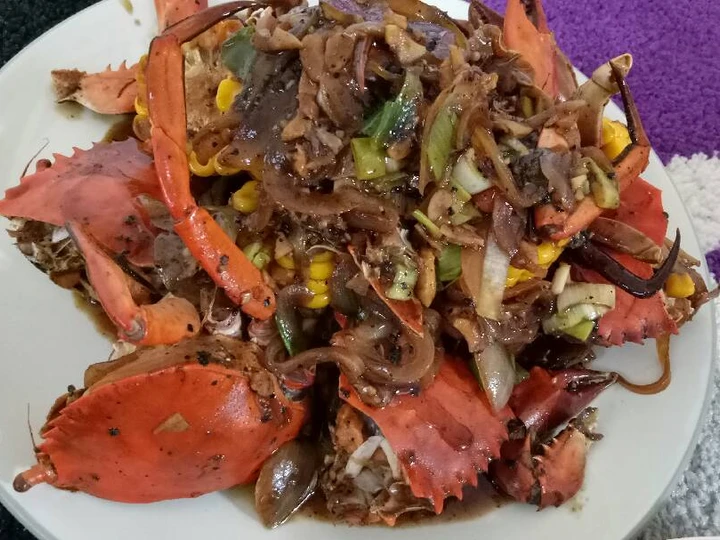 Cara Gampang Membikin Resep Kepiting lada hitam yang Sempurna Anti Ribet, Lezat Sekali