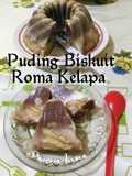 Puding Biskuit Roma Kelapa