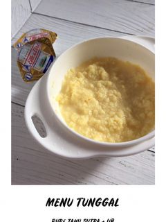 Foto resep Mpasi 6 bulan / menu tunggal tahu sutra