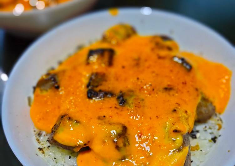 Resep Nasi Mentai Saikoro BBq, Enak Banget