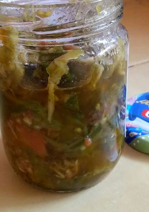 Foto resep Sambal hijau teri medan