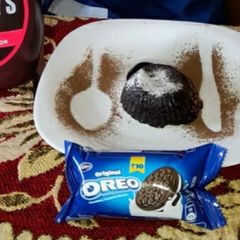 A picture of Oreo Lava cake.