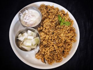 mushroom biryani