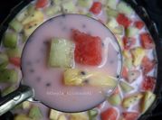 Gambar es buah leci