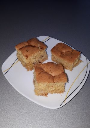 Gyümölcsös kevert süti recept fotója