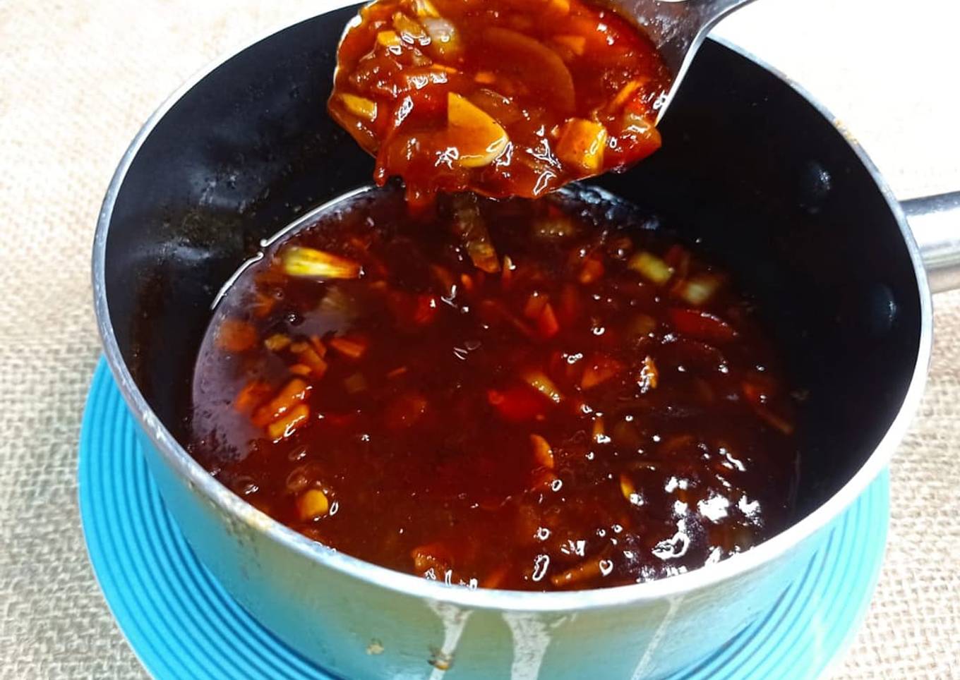 Saus barbeque homemade (no pedas)