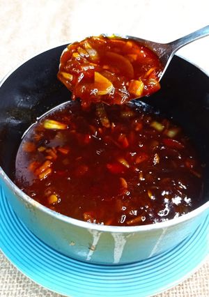 Foto resep Saus barbeque homemade (no pedas)