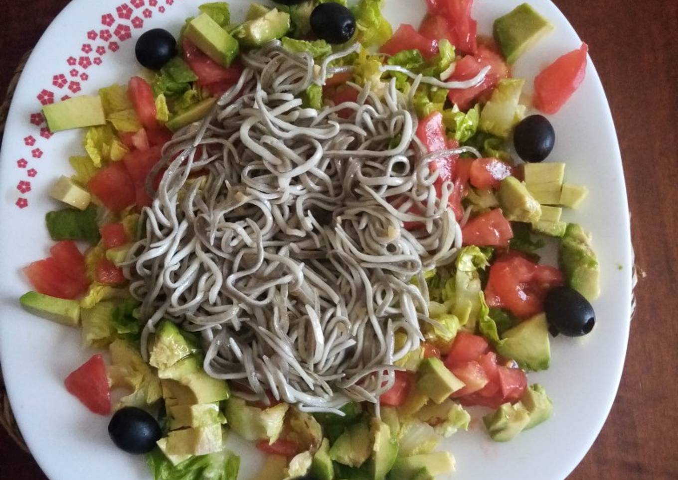 Ensalada templada de gulas