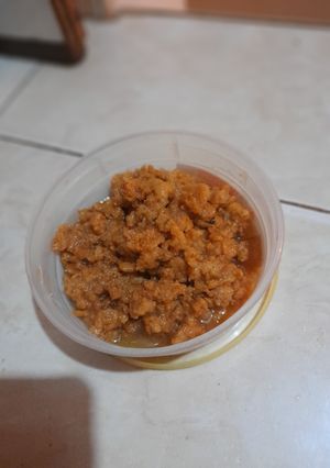 Una foto de Dulce de leche cortada