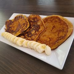 A picture of Pumpkin Pancakes.