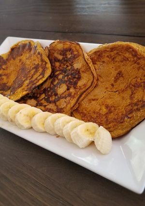 A picture of Pumpkin Pancakes.