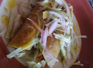 Una foto de Tacos de cochinita pibil