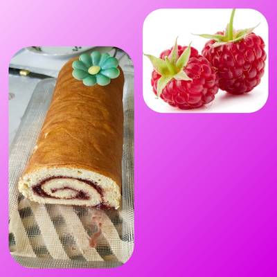 Biscuit Roule Swiss Roll A La Confiture De Framboise De Jeanne Cookpad