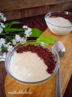 عکسی از دستور فرنی با آرد برنج(طعم زنجبیل وهل)