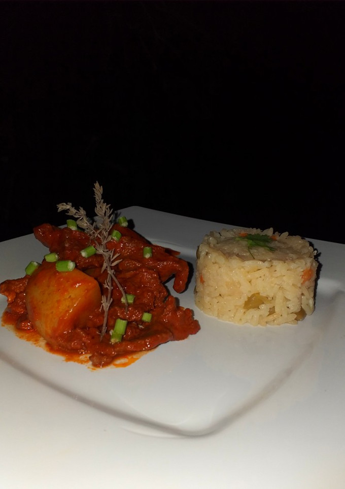 Una foto de Bistec adobado
