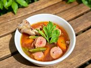 Gambar sop merah buncis