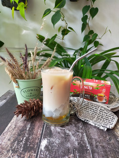 Foto resep Iced Hazelnut Milk Tea