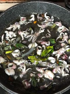 Foto resep Tumis Cumi Hitam Cabai Ijo