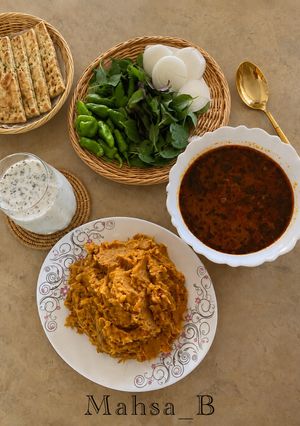 عکسی از دستور آبگوشت با یخنی