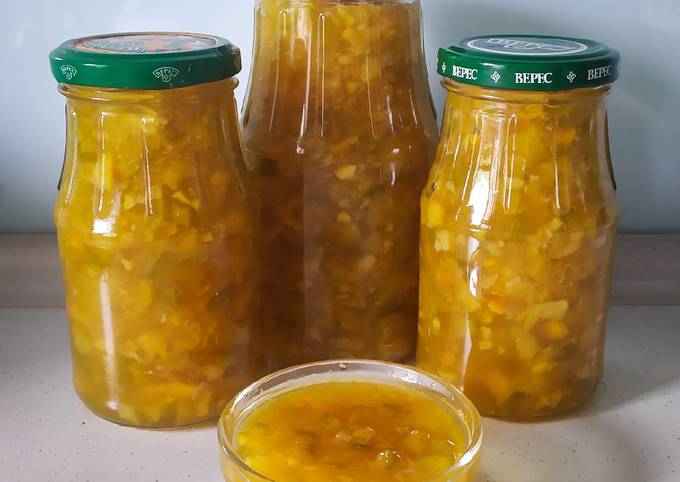 Варенье из кабачков с апельсином (кусочками) — рецепт с фото пошагово