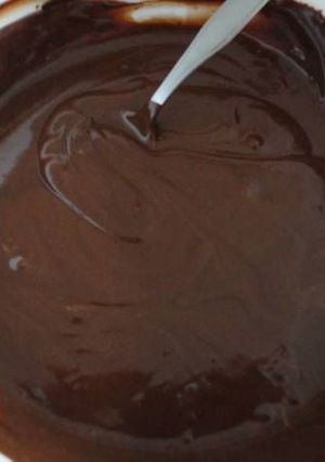 Una foto de Ganache de Chocolate